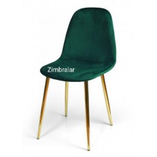Conjunto de 2 Cadeiras Lux Veludo Verde